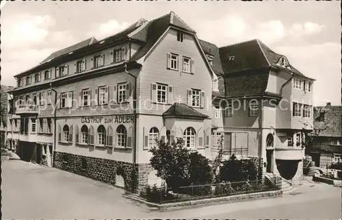 Waldkatzenbach Gasthaus Pension Zum Adler Kat. Waldbrunn
