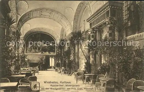 Wiesbaden Muschel Saal Wintergarten Kat. Wiesbaden