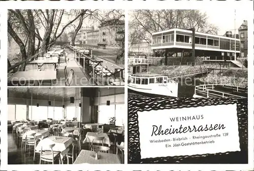 Biebrich Wiesbaden Weinhaus Rheinterrassen / Wiesbaden /Wiesbaden Stadtkreis