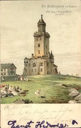Feldberg Taunus Turm Kat. Schmitten