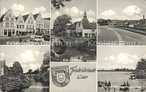 Friedrichstadt Eider Markt Mittelburgwall Kat. Friedrichstadt