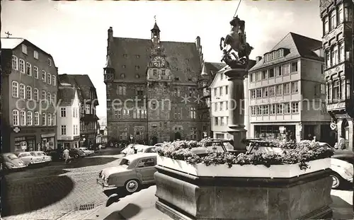 Marburg Lahn Marktplatz Kat. Marburg