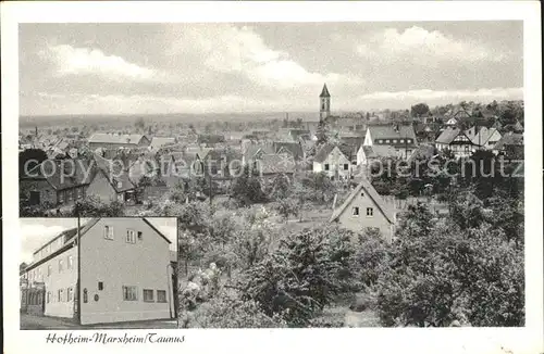 Hofheim Taunus Gasthaus zum Adler Marxheim Kat. Hofheim am Taunus