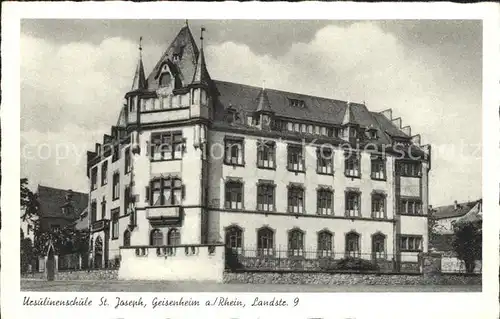 Geisenheim Ursulinenschule St. Joseph Kat. Geisenheim