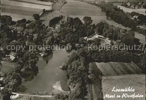 Marl Westfalen Fliegeraufnahme Loemuehle Kat. Marl