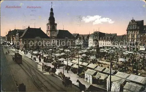 Mannheim Marktplatz Kat. Mannheim