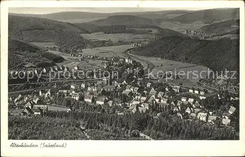 Altenhundem Fliegeraufnahme Kat. Lennestadt