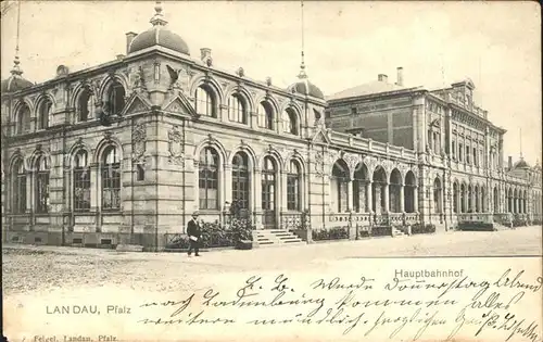 Landau Pfalz Hauptbahnhof Kat. Landau in der Pfalz