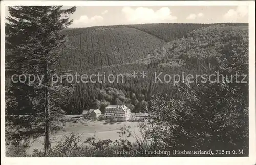 Rimberg Schmallenberg Panorama Kat. Schmallenberg