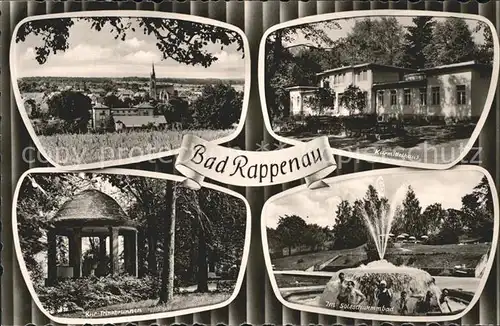 Bad Rappenau Ortsansicht Kurmittelhaus Trinkbrunnen Sole Schwimmbad Kat. Bad Rappenau