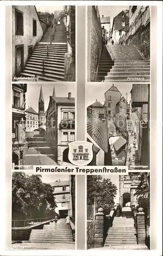 Pirmasens Treppenstrassen Wappen Bromsilber Kat. Pirmasens