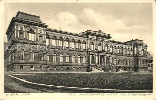 Kaiserslautern Landesgewerbeanstalt Gewerbemuseum Kat. Kaiserslautern