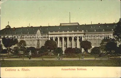 Koblenz Rhein Kaiserliches Schloss Kat. Koblenz
