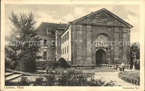 Landau Pfalz Deutsches Tor Kat. Landau in der Pfalz