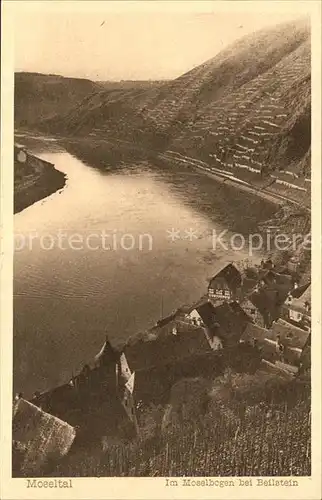 Beilstein Mosel Im Moselbogen Panorama Moseltal Weinberge Kat. Beilstein