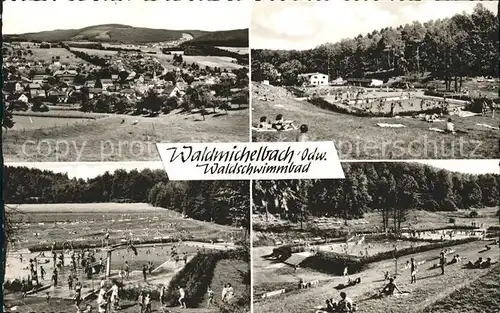 Waldmichelbach Waldschwimmbad Kat. Wald Michelbach