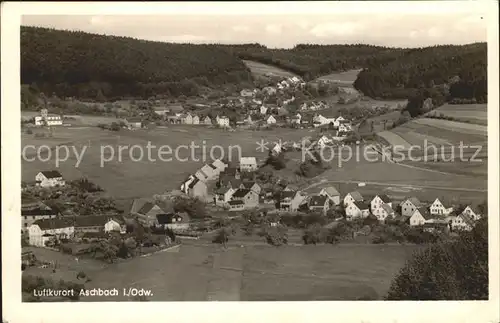 Aschbach Odenwald Fliegeraufnahme Restaurant zur Waldlust Kat. Wald Michelbach