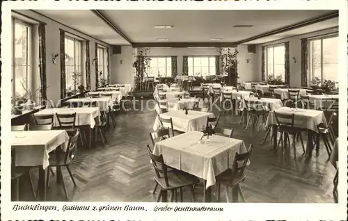 Buchklingen Odenwald Gasthaus zum gruenen Baum Kat. Birkenau