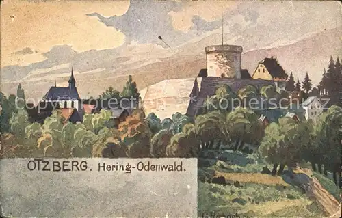 Hering Odenwald Burg Otzberg Kat. Otzberg