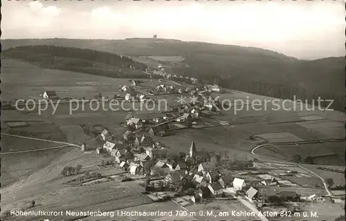 Neuastenberg Fliegeraufnahme am Kahlen Asten Kat. Winterberg