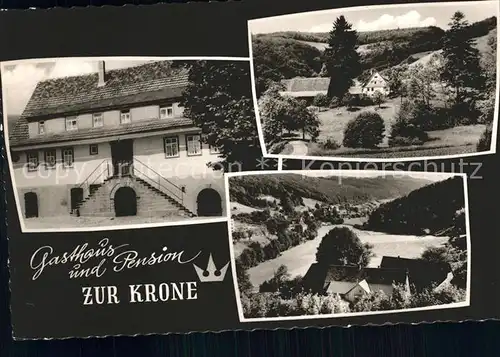 Eiterbach Gasthaus Pension zur Krone Kat. Heiligkreuzsteinach