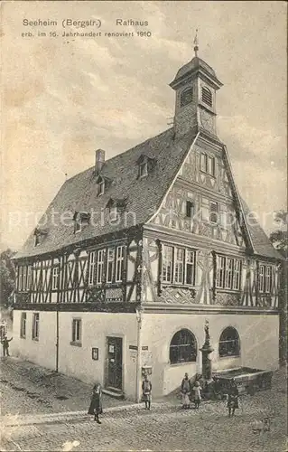 Seeheim Jugenheim Rathaus Kat. Seeheim Jugenheim