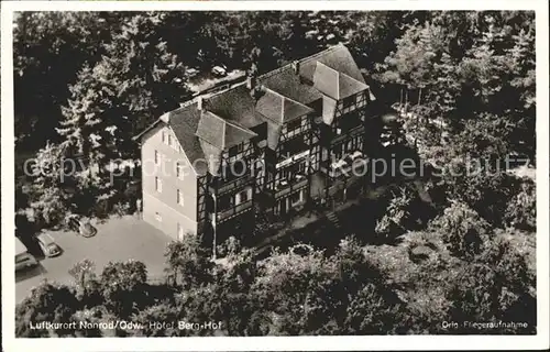 Nonrod Berg Hof Hotel Pension Fliegeraufnahme Kat. Fischbachtal