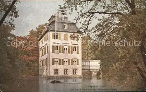 Frankfurt Main Die Ode Partie aus dem Holzhausen Park Kat. Frankfurt am Main