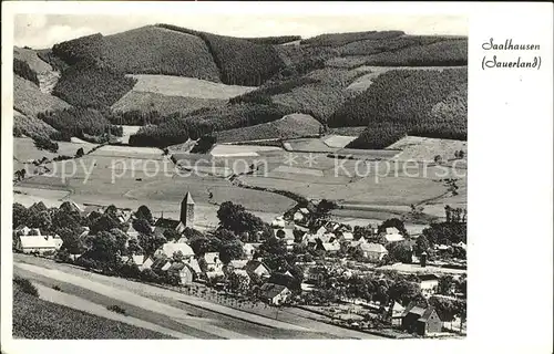 Saalhausen Sauerland Fliegeraufnahme Kat. Lennestadt