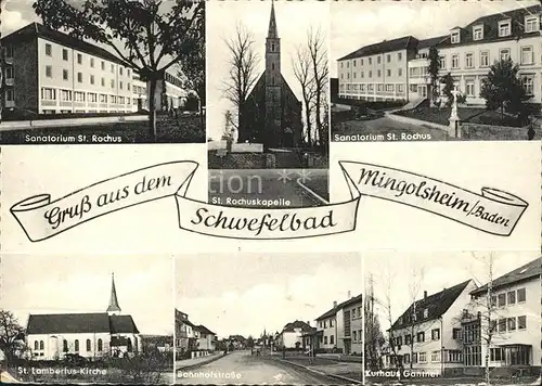 Mingolsheim Sanatorium St. Rochus Kat. Bad Schoenborn