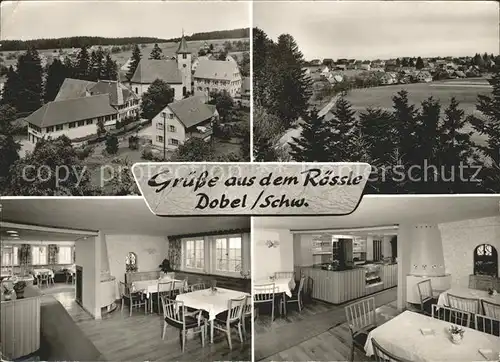 Dobel Schwarzwald Gasthaus Pension Roessle Kat. Dobel