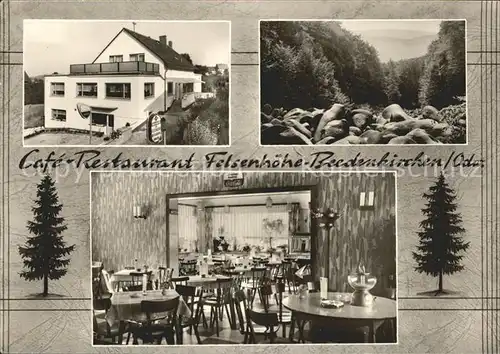 Beedenkirchen Cafe Restaurant Felsenhoehe Kat. Lautertal (Odenwald)