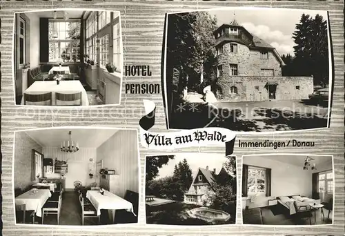 Immendingen Hotel Pension Villa am Walde Kat. Immendingen