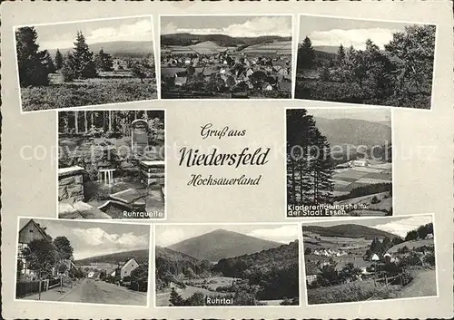 Niedersfeld Ruhrquelle Kinderheim der Stadt Essen Kat. Winterberg