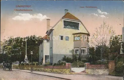 Darmstadt Kuenstlerkolonie Haus Christiansen Kat. Darmstadt