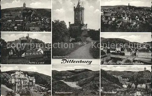 Dillenburg Kurhaus Burg Nanzenbachtal Wilhelmsturm Kat. Dillenburg