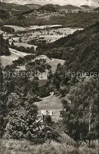 Lindenfels Odenwald Blick durch das Brombacher Tal Kat. Lindenfels