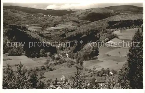 Lindenfels Odenwald Blick von der Walburgiskapelle Kat. Lindenfels