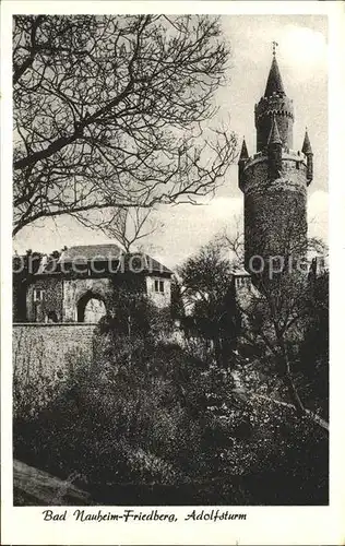 Friedberg Hessen Adolfsturm Kat. Friedberg (Hessen)