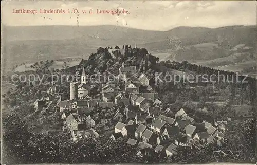 Lindenfels Odenwald Ludwigshoehe Kat. Lindenfels