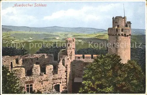 Auerbach Bergstrasse Schloss Kat. Bensheim