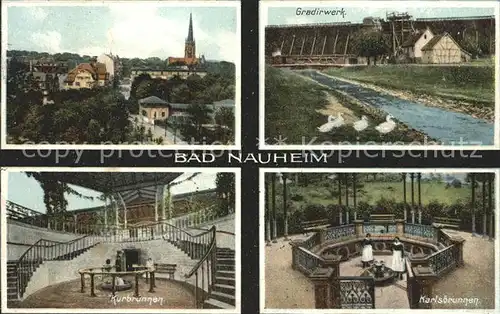 Bad Nauheim Gradirwerk Karlsbrunnen Kurbrunnen Kat. Bad Nauheim