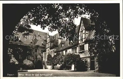 Erbach Odenwald Schlosshof Kat. Erbach