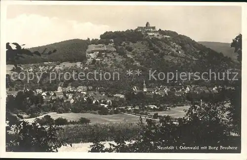 Neustadt Odenwald Burg Breuberg Kat. Breuberg