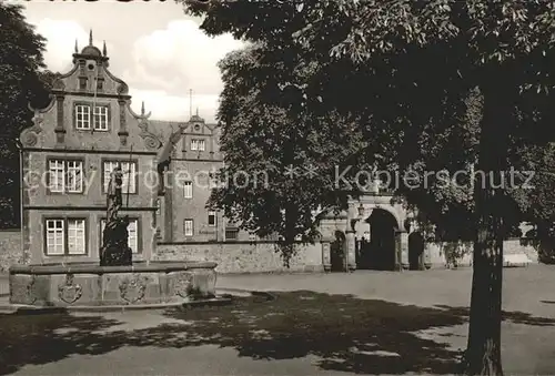 Friedberg Hessen Sankt Georgs  Brunnen Burg Kat. Friedberg (Hessen)