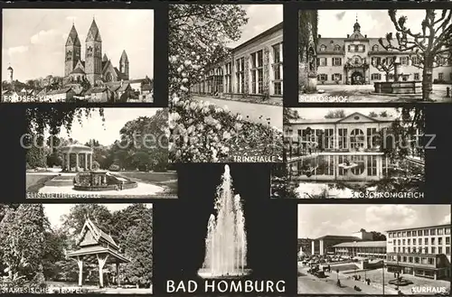 Bad Homburg Schlosshof Siamnesischer Tempel Kurhaus Trinkhalle Kat. Bad Homburg v.d. Hoehe