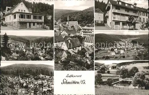 Schmitten Taunus Fliegeraufnahme Gesamtansicht Kat. Schmitten