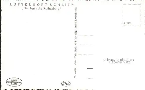 Schlitz Vorderburg Kat. Schlitz