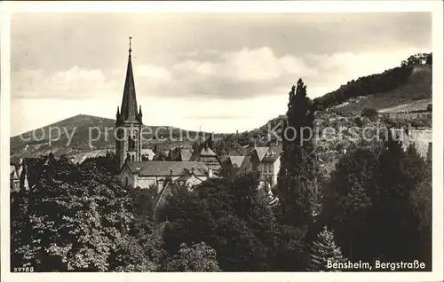 Bensheim Bergstrasse Kirche Kat. Bensheim