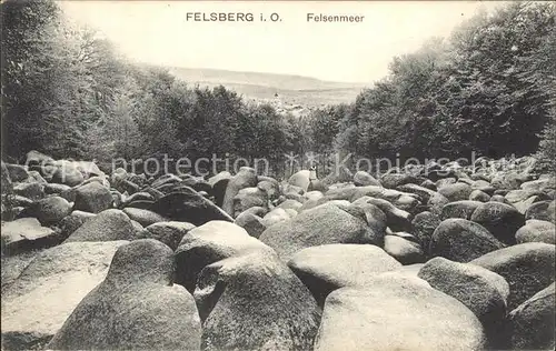 Felsberg Hessen Felsenmeer Kat. Felsberg
